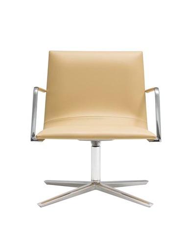 Andreu World Кресло на 4 спицы с подлокотниками Lineal corporate Bu0783 - Вид №3