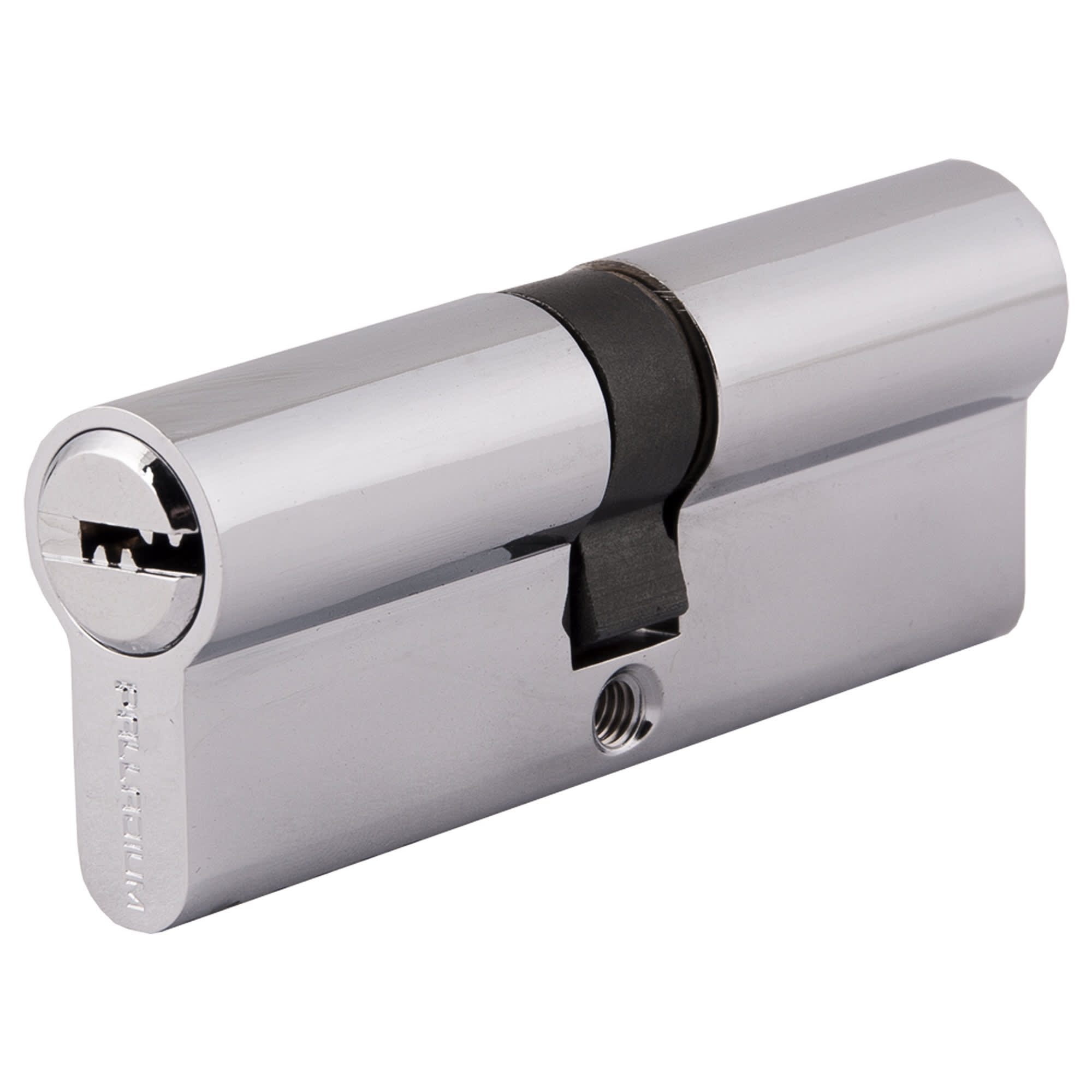 Цилиндр 2J07 80, 40х40 мм, ключ/ключ, цвет хром PALLADIUM 17216861