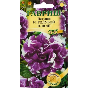 89344846 Семена цветов Гавриш петуния Голубой плюш 5 шт. STLM-1421964