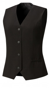 62877 Жилет  женский BLACK El-Risto  Одежда для официантов  размер 54