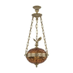 Подвесной светильник Bohemia Ivele 71000P/30 FP Amber/M-1F FE1M BOHEMIA IVELE 7100 00-3890244 Коричневый