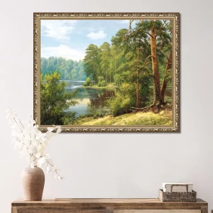91627075 Картина в раме Grafis-art Русский пейзаж VI 57x47 см STLM-0836245
