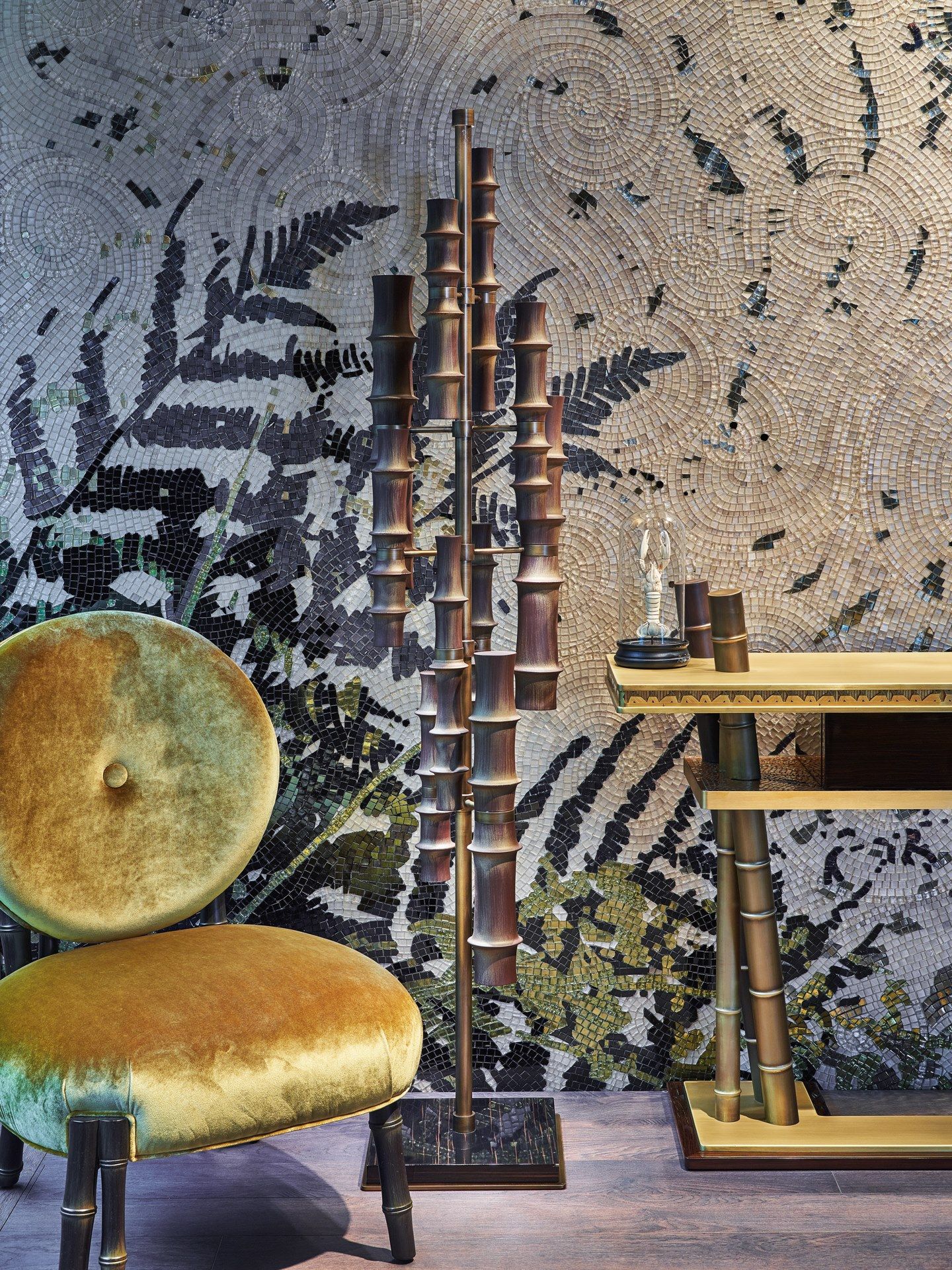 Деревянный светодиодный торшер Sicis Siam ARCH-00037725 - Вид №4