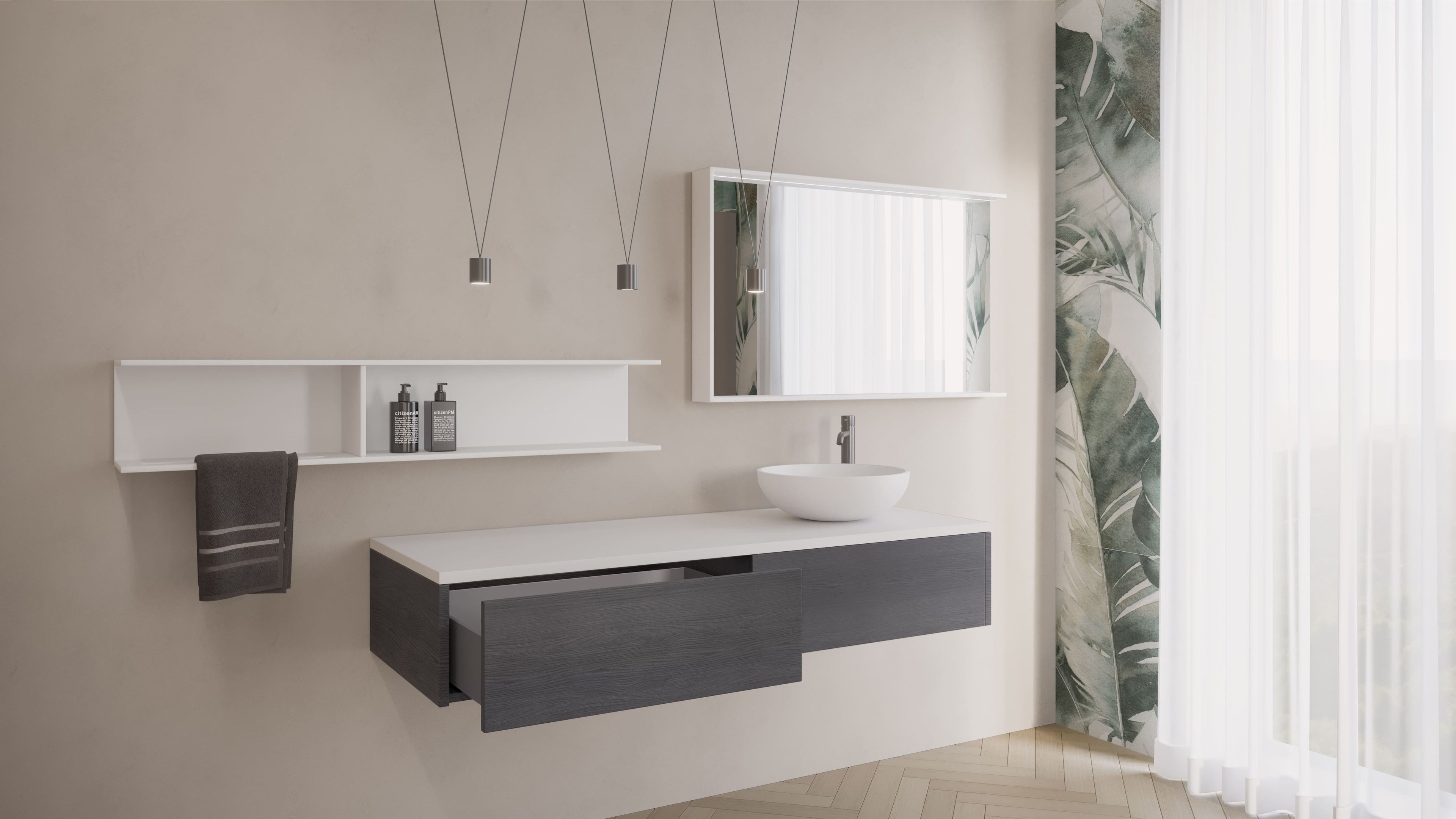 Круглая столешница из Corian® Acquapazza Corian ® elements ARCH-00067716 - Вид №3