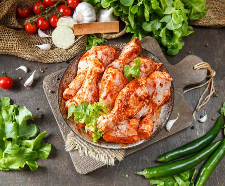 6260 Голень куриная в маринаде Вкусляндия 