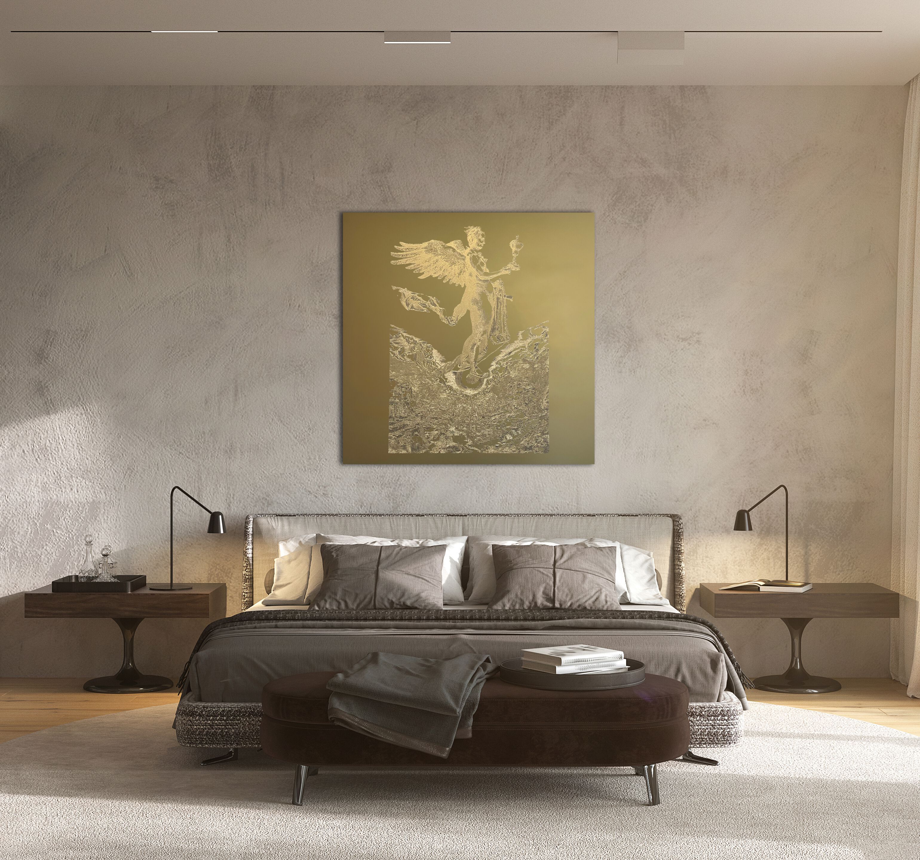 Алюминиевая гравюра на дереве Officinarkitettura® Дюрер ARCH-00118448 - Вид №1