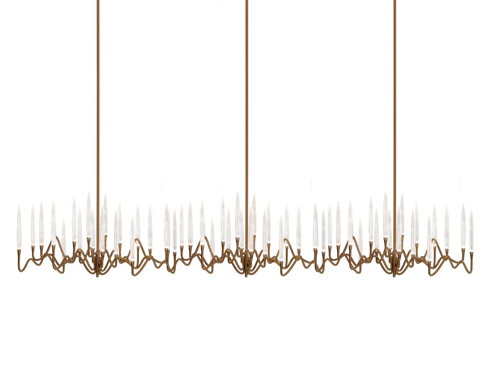 Хрустальная светодиодная люстра ручной работы Il Pezzo Mancante кусок 3 ARCH-00021497 - Вид №1