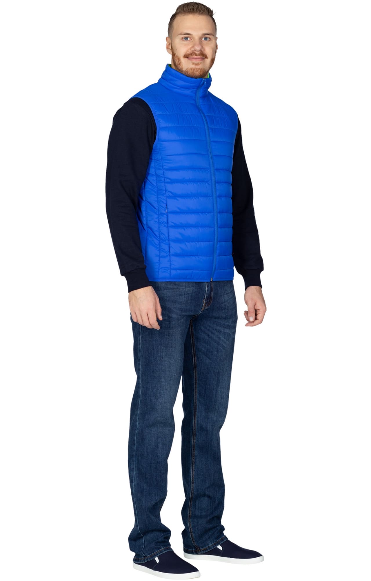 4960664 Жилет стеганый  royal blue El-Risto  Демисезонная одежда размер XS (84)  - Вид №3