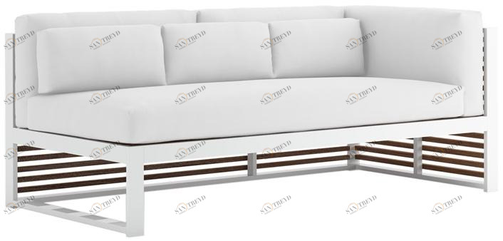 GANDIABLASCO Модульный диван Dna teak sun-id-1362065