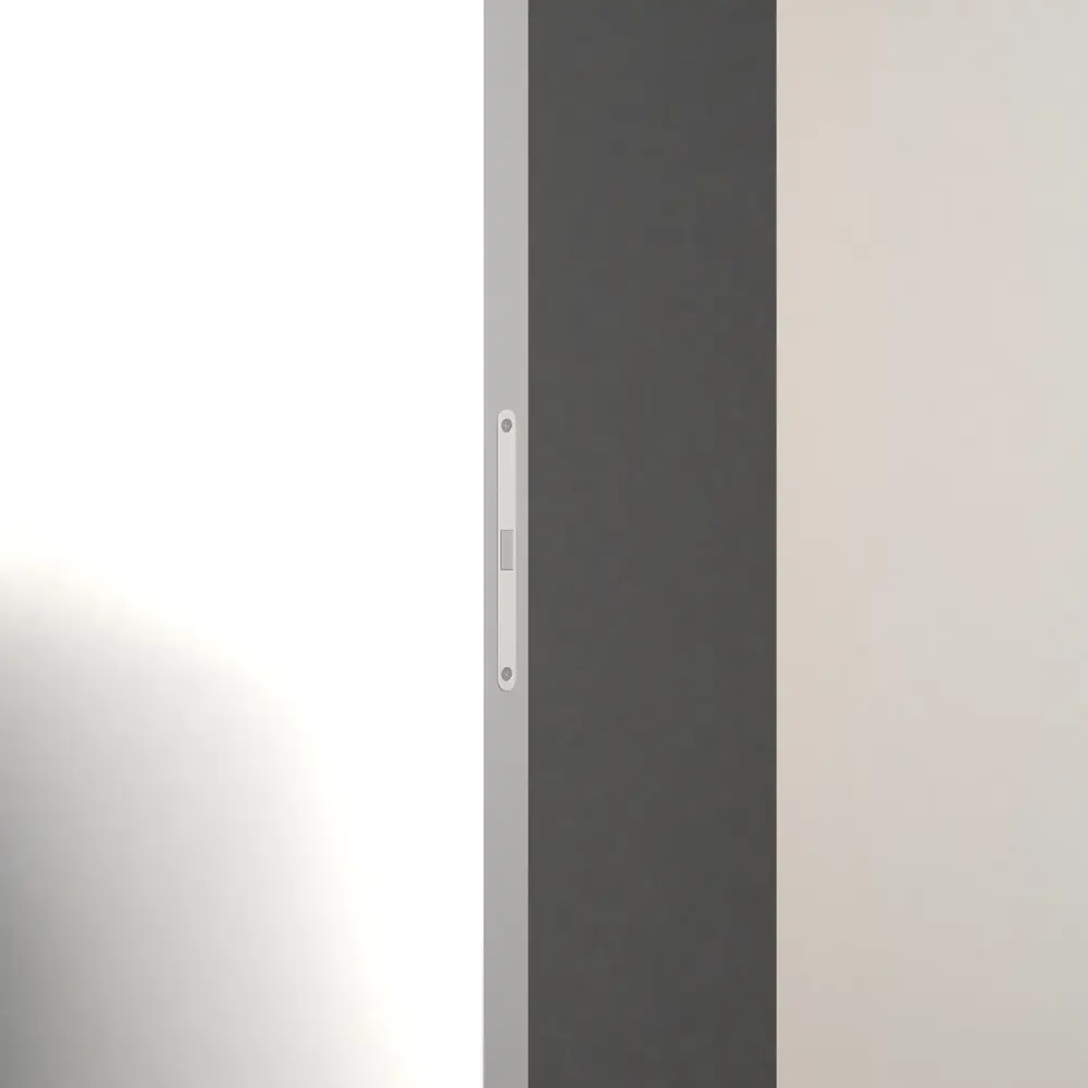Дверь межкомнатная скрытая левая (на себя) Invisible 80x210 см эмаль цвет Белый с замком 86586830 STLM-2166923 Santreyd  - Вид №3