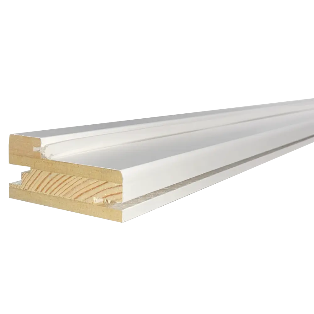 Дверная коробка телескопическая Британия/Лацио 2060x74x28 мм эмаль цвет жемчуг BELWOODDOORS STLM-2009191