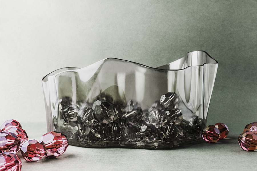 Органайзер черный прозрачный маленький Flow QUALY  00-3872178 Прозрачный;черный  - Вид №2