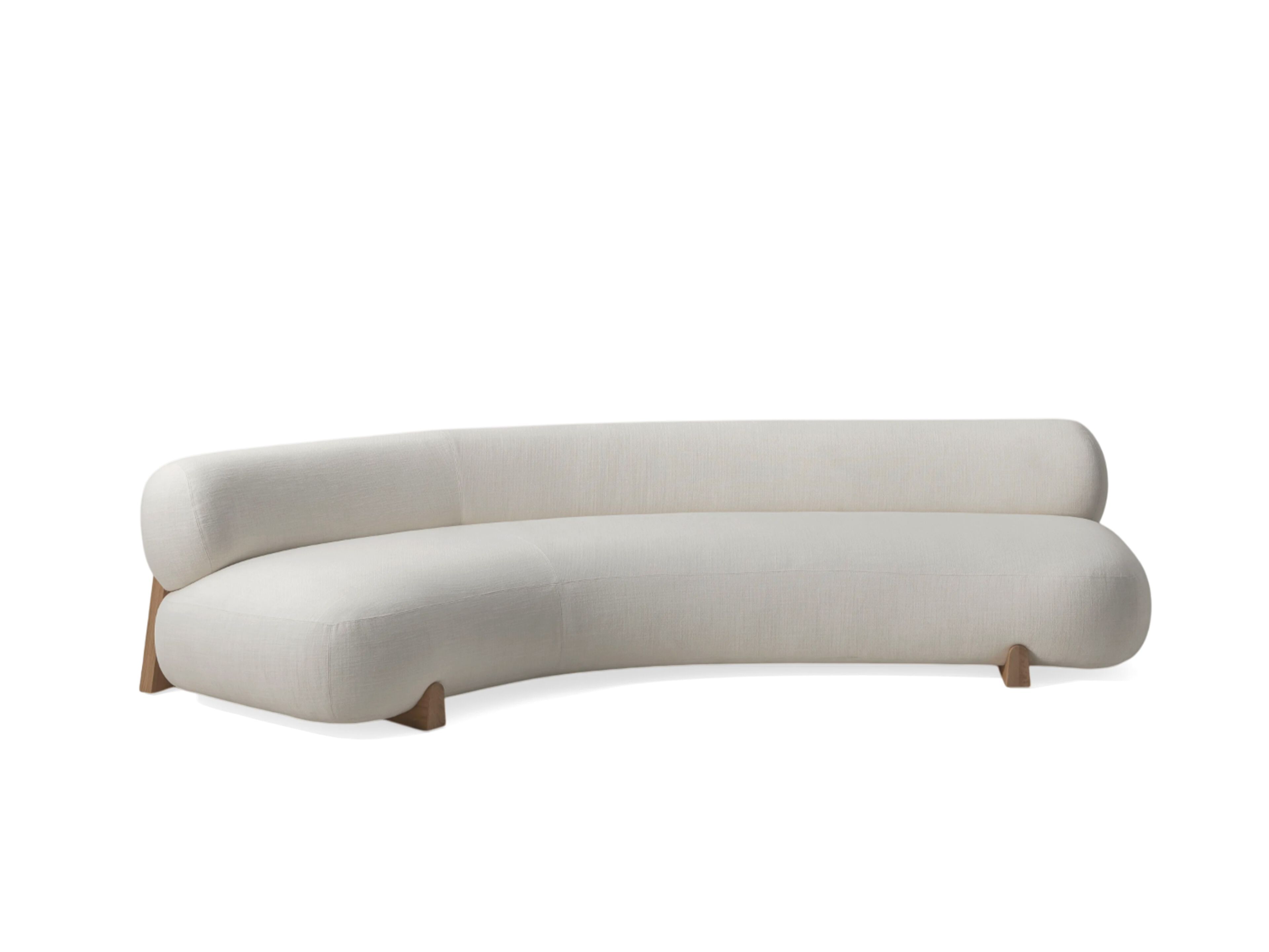 4-местный изогнутый тканевый диван Van Rossum FORT ARCH-00010687 - Вид №2