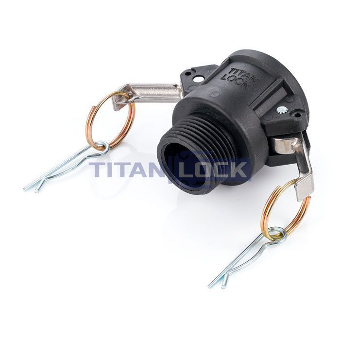 Камлок полипропиленовый тип B розетка, наруж. резьба BSP 3/4", TL75BPP TITAN LOCK  - Вид №3