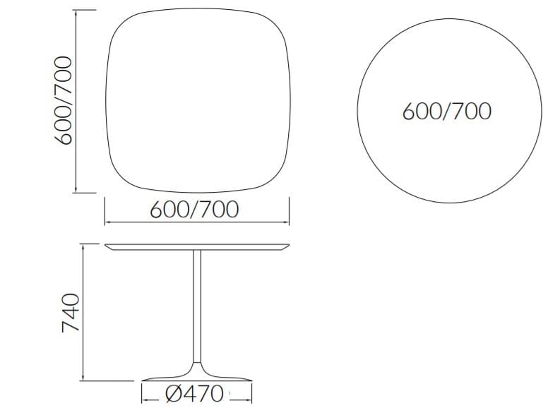 Квадратный ламинированный стол ALMA DESIGN Малена ARCH-00060380 - Вид №5