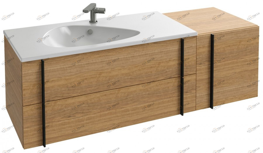 EB3037RU-E16 Мебель 145 см для раковины-столешницы 100 см Jacobdelafon NOUVELLE VAGUE Santreyd