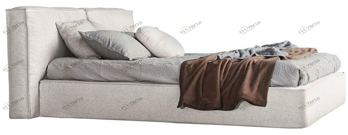 Ditre Italia Кровать из ткани с мягким изголовьем sun-id-1372115