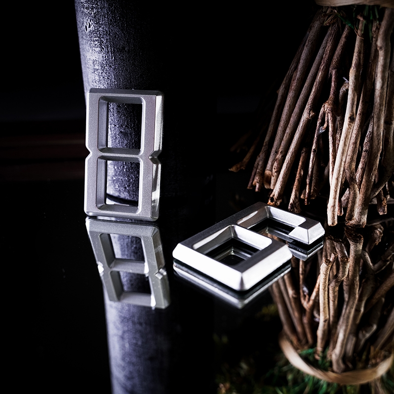 Дверной номер  «6», 37х5х60 мм, серебро LJPS0070 Public Steel Россия  - Вид №1