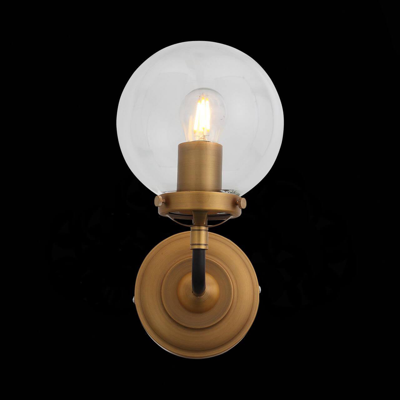 Бра со стеклянным плафоном золотое Varieta SL234.401.01 ST LUCE VARIETA 00-3928586 Золото;прозрачный  - Вид №1