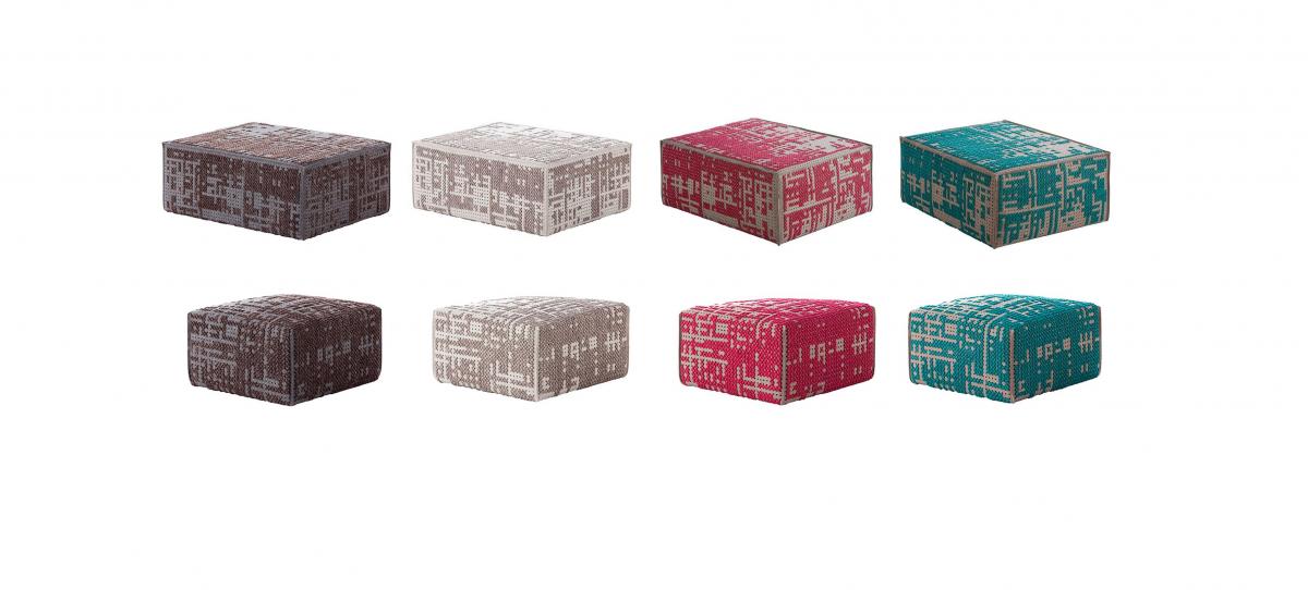 006633 Пуф Abstract. Silver GAN Canevas - Вид №2