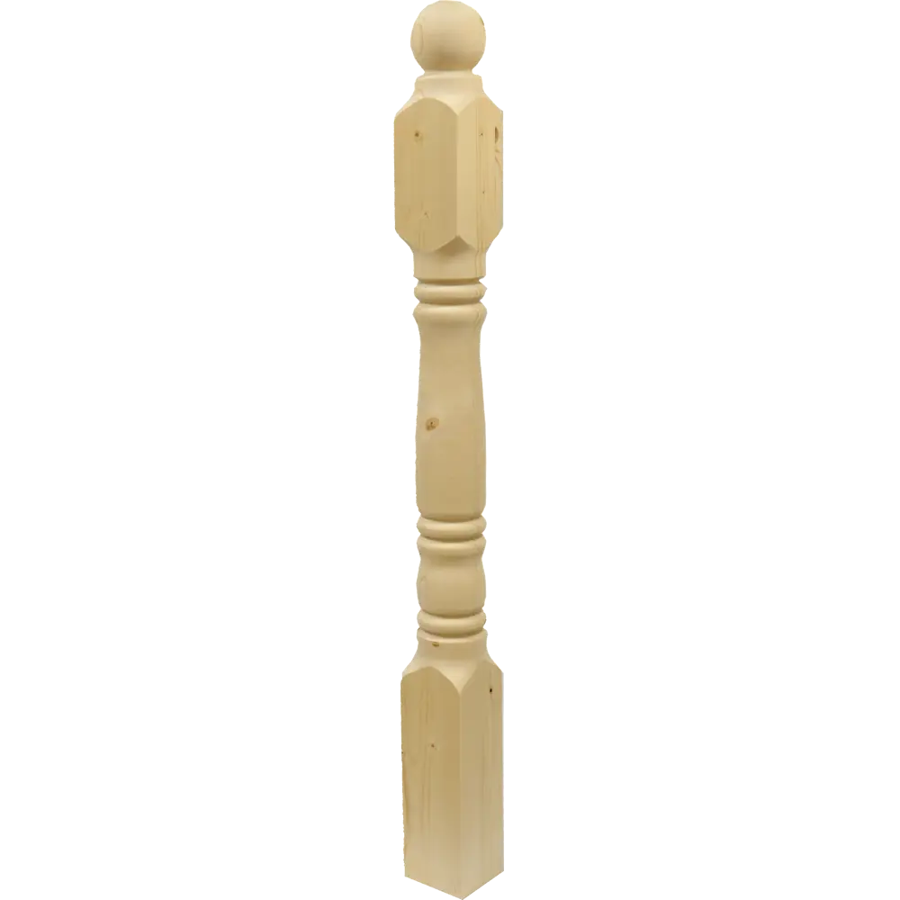 Столб лестничный сращенный хвоя сорт АВ Яблоко 100х100х1200 мм Santreyd STLM-2143221