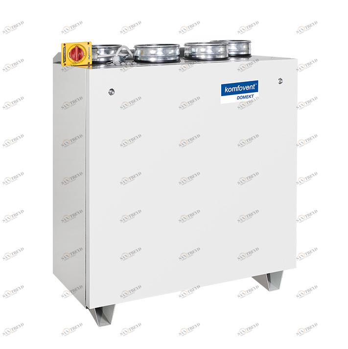 Приточно-вытяжная установка с пластинчатым рекуператором DOMEKT-P-900-V KOMFOVENT sun-id-683477