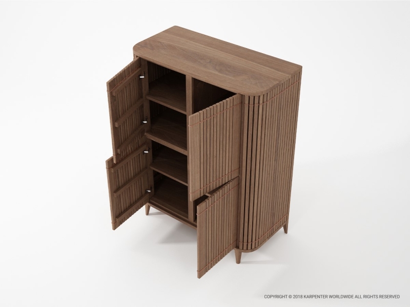 506_972 Шкаф 4 двери Karpenter Koppar - Вид №3