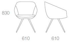 Albaplus Кресло с фиксированной топчаной Folha sun-id-1346263 - Вид №4