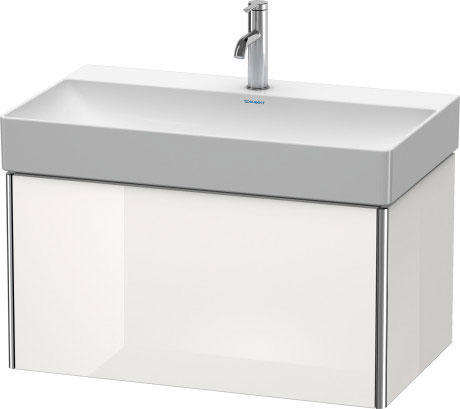 XS406204747 XSquare Тумбочка подвесная Каменно-синий глянцевый лак Duravit - Вид №2