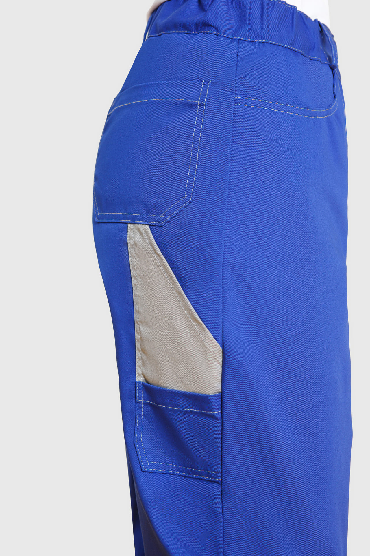 65202 Костюм "Профессионал" женский василек-светло-серый  Летняя спецодежда  размер 60-62/158-164  - Вид №20