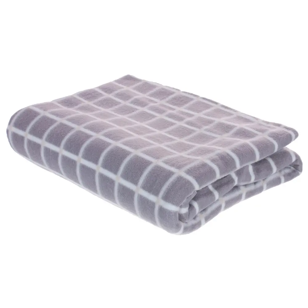 Плед «Germes» 130х170 см флис цвет серый BELEZZA STLM-2052452