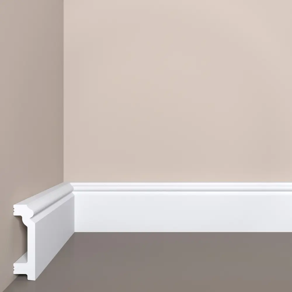 90761327 Плинтус Bello Deco 70x2000x20мм 1шт белый STLM-0372118