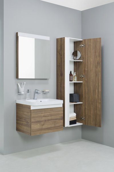 Шкаф боковой SB 10° 450 тёмный орех Ravak X000000753 - Вид №2