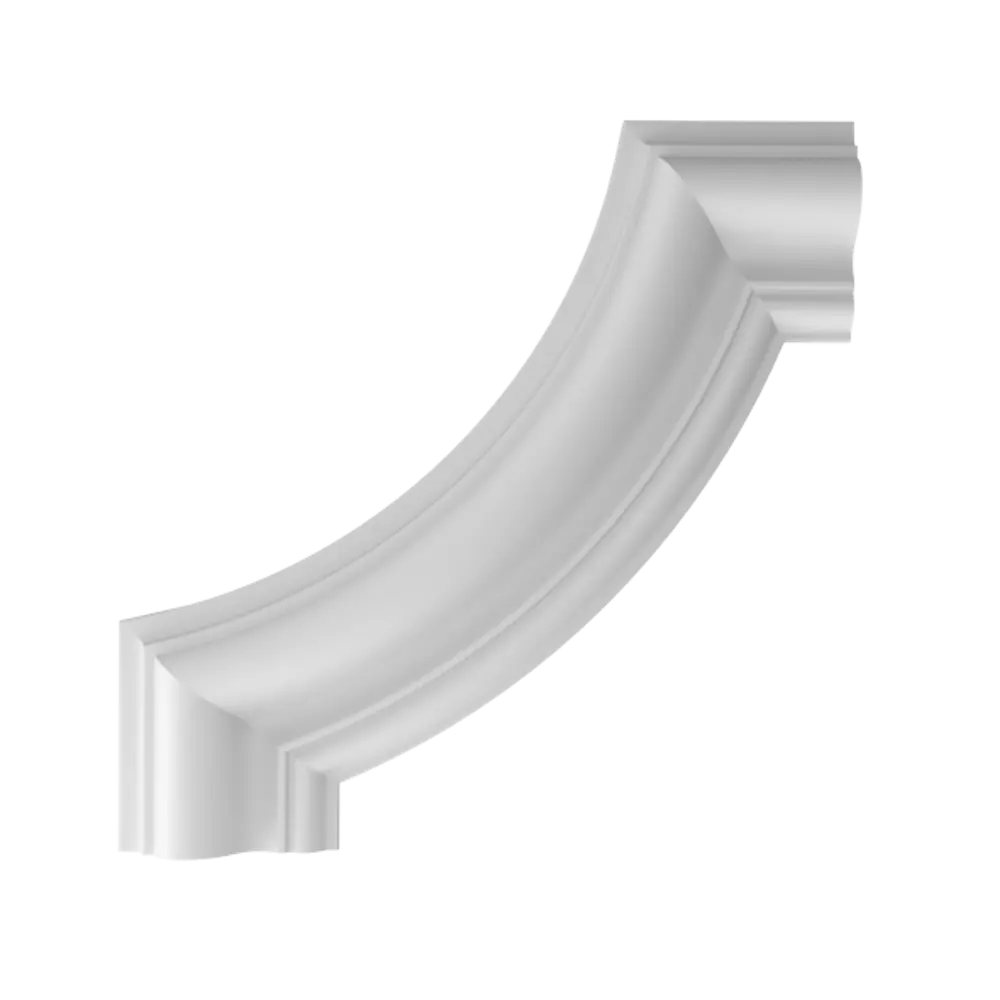 Декоративный угол для молдинга BELLO DECO М10У1 белый 75×75 мм 89381597 STLM-1575654 - Вид №1