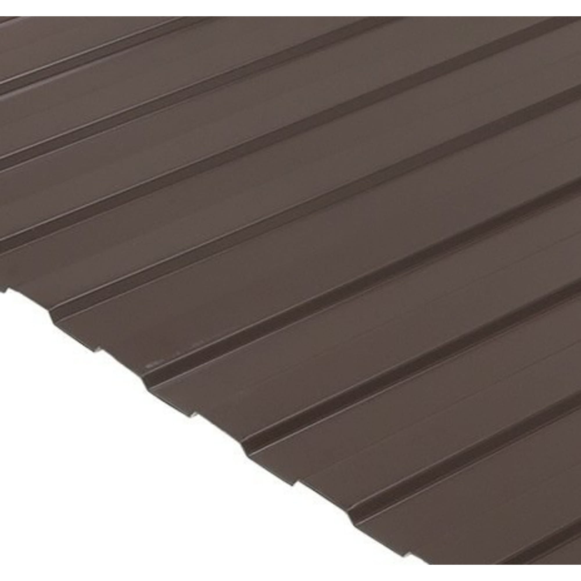 82011728 Профнастил С8 0.45 мм 1200х2000 мм коричневый RAL 8017 Santreyd 