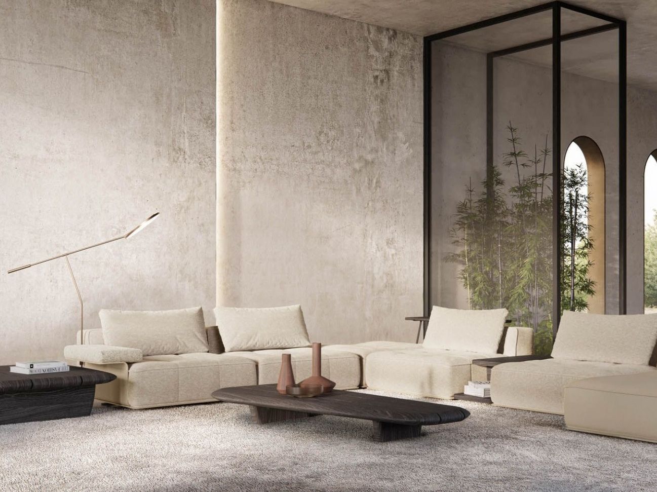 Модульный тканевый диван Enne Сохо ARCH-00066683 - Вид №1