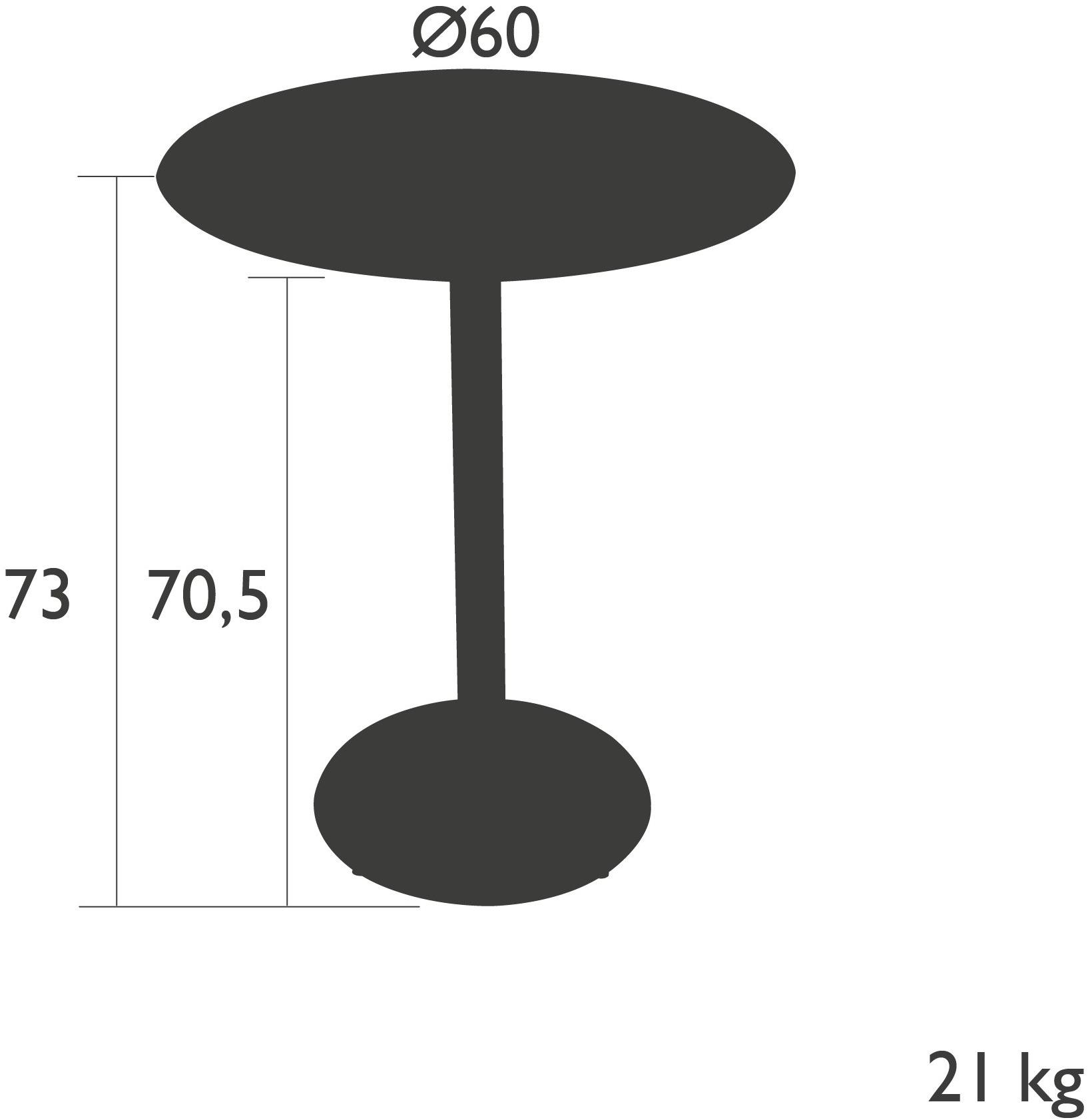Fermob Садовый круглый стол из стали Concorde premium 7544 - Вид №1