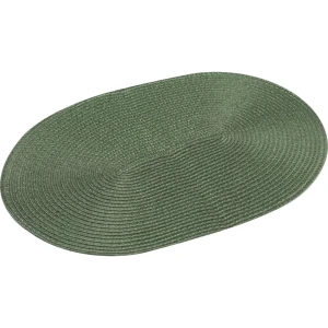 Салфетка для сервировки 30x45 см Рыжий кот PPW-04 овальная полипропилен цвет изумрудный