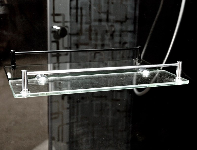 ЕМ1510 с гм. и эл. Душевая кабина DETO Серия EM BМ1510 LED с гм. BLACK - Вид №6