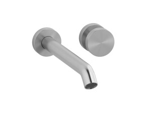 Смеситель для раковины из нержавеющей стали с 2 отверстиями