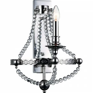 Бра Divinare Sinfonia 8010/01 AP-1 DIVINARE СВЕЧА 078962 Прозрачный;хром