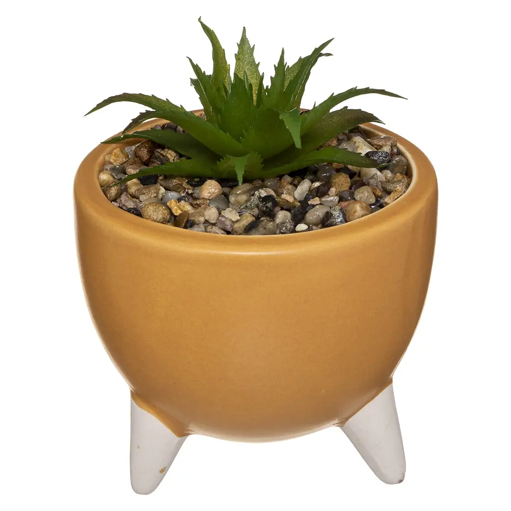 Искусственное растение Алоэ в керамическом горшке h11.5 см микс Atmosphera STLM-2072418