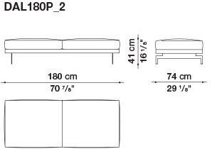 B&B Italia 3-х местный тканевый диван Dock sun-id-1376507 - Вид №194