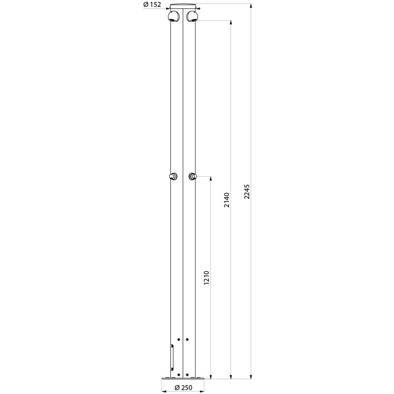 717540 Душевая стойка PLEIN AIR DELABIE  - Вид №1