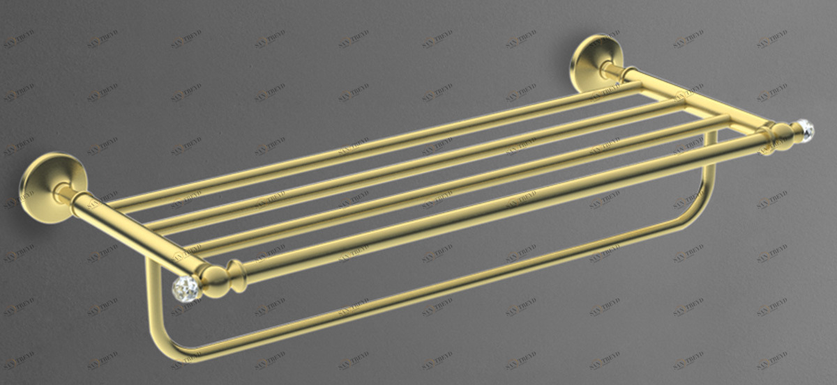 Полка для полотенец ART&MAX ANTIC CRYSTAL AM-E-2622SJ-Do 