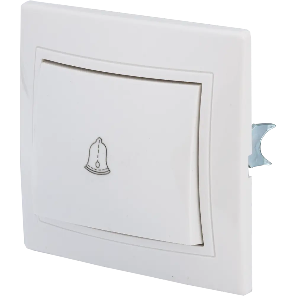 Кнопка звонка TDM ELECTRIC Таймыр - белая элегантность для вашего дома 85591339 STLM-0064424
