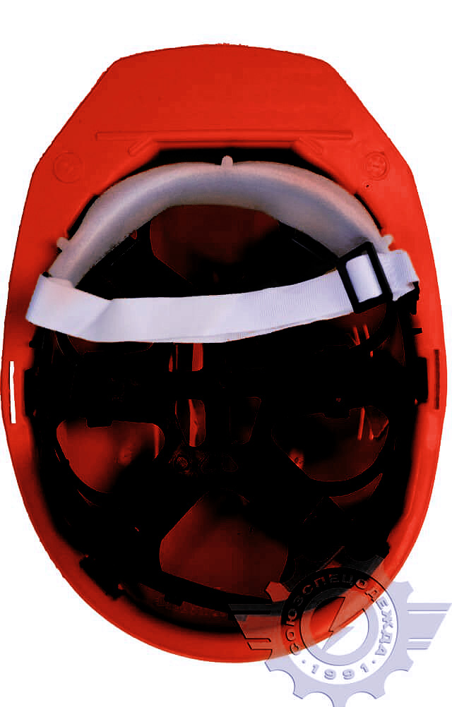 59115 Каска строительная красная  Средства защиты головы размер Спецодежда  - Вид №1