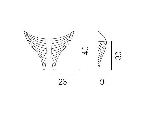 Vistosi Giglio AP P DX бра 54475 - Вид №2