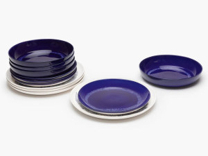 Набор посуды из глазурованной керамогранита