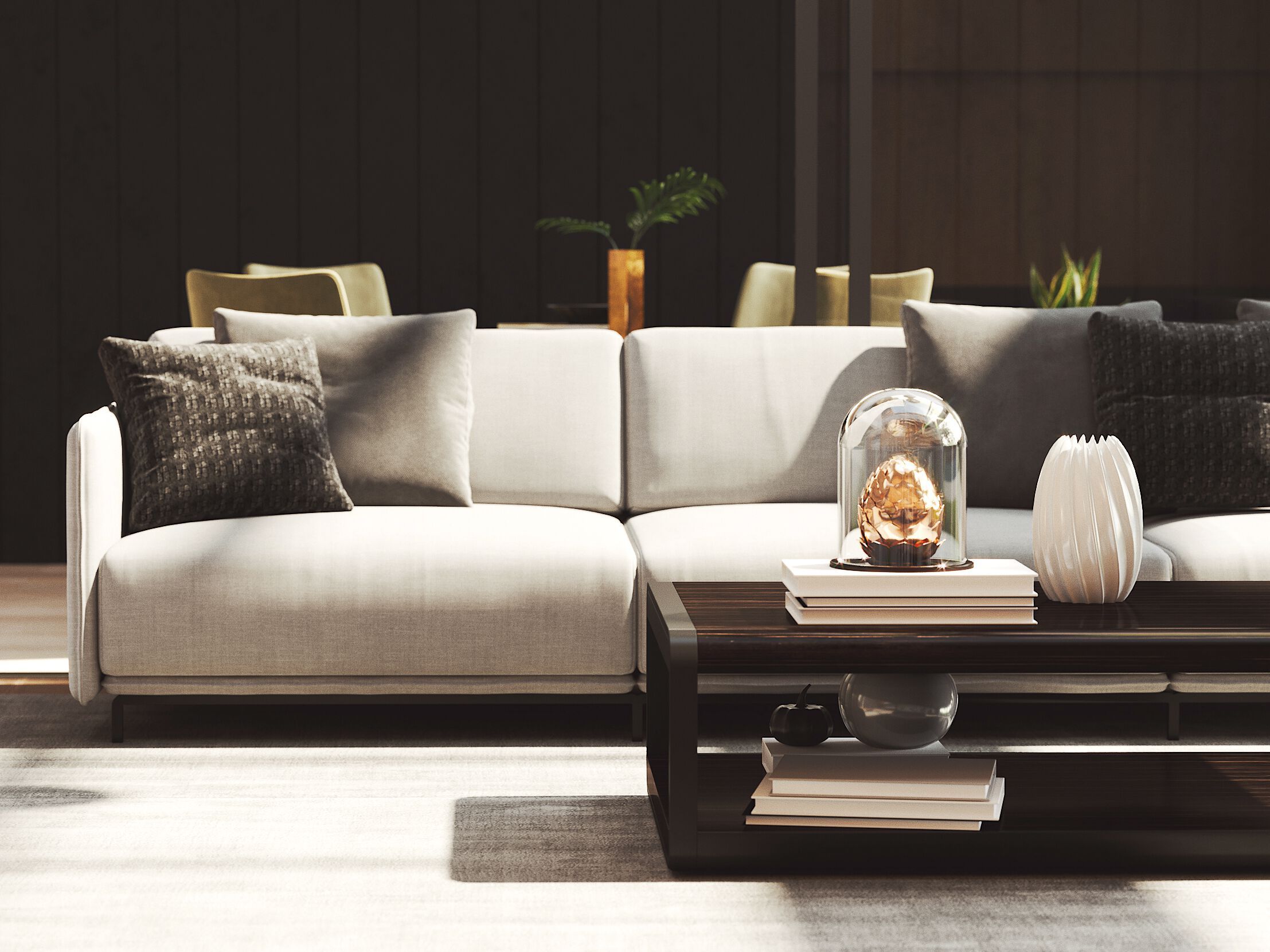 3-местный тканевый диван PRADDY Metro ARCH-00028255 - Вид №8